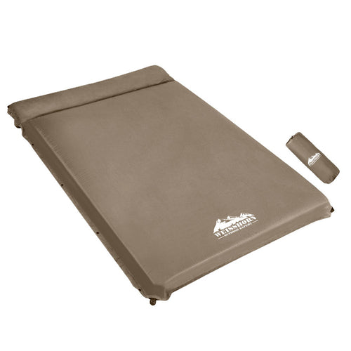 Weisshorn Self Inflating Mattress 10CM Camping Sleeping Mat Air Double