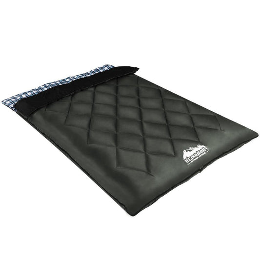 Weisshorn Sleeping Bag Double Pillow Thermal Camping Hiking Tent Grey